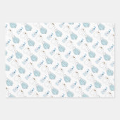 ハンドサおもしろいニタイトイレ紙とフェイスマスク ラッピングペーパーシート (正面3)