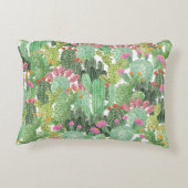 ハンドサク色彩の鮮やかス：デザートグリーン アクセントクッション (裏面)