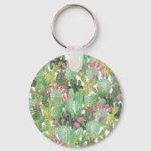 ハンドサク色彩の鮮やかス:デザートグリーン キーホルダー (裏面)