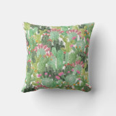 ハンドサク色彩の鮮やかス：デザートグリーン クッション (裏面)