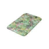 ハンドサク色彩の鮮やかス：デザートグリーン バスマット (アングル)