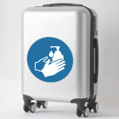 ハンドサニタイザーを使用 シール (スーツケース)