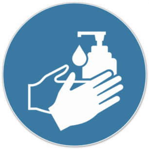 ハンドサニタイザーを使用 シール