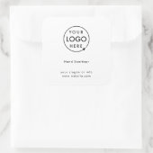 ハンドサニタイザー |ビジネスロゴCovid-19セーフティ スクエアシール (バッグ)