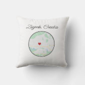 ハンドザグ色彩の鮮やかレブシティマップ クッション (裏面)