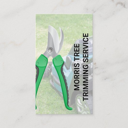 ハンドシアーズ | 芝刈機 名刺 (正面)