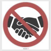 ハンドシェイクなし シール (シート)