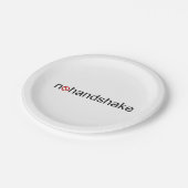 ハンドシェイクなし ペーパープレート (アングル)