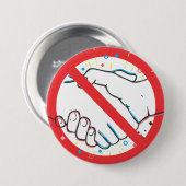 ハンドシェイクなし 缶バッジ (正面&裏面)