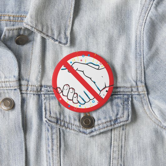 ハンドシェイクなし 缶バッジ (インサイチュ)