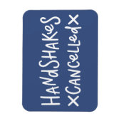 ハンドシェイクのキャンセル マグネット (縦)