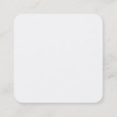 ハンドシェイクアイコン |ビジネスコンサルタント スクエア名刺 (裏面)