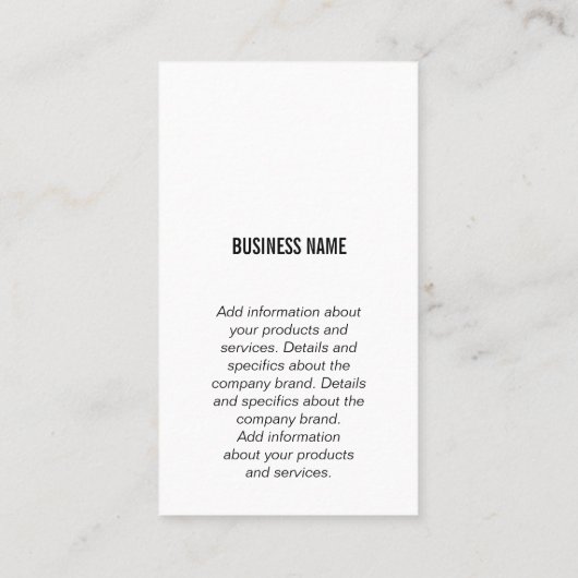 ハンドシェイク契約 | 財務グラフ 名刺 (裏面)