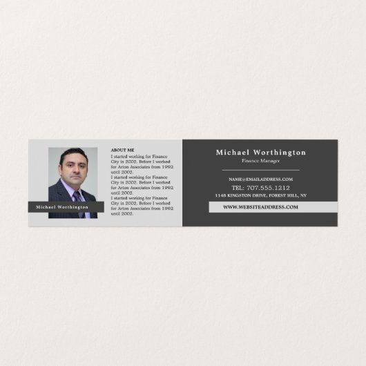 ハンドシェイク、会社のロゴ/写真、ビジネスおよび財務 名刺 (内部フラット)