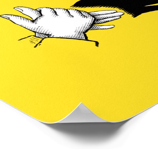 ハンドシャドウ ポスター (角)