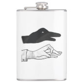 ハンドシルエットアヒル フラスク (正面)