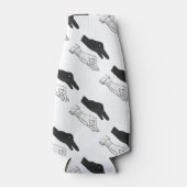 ハンドシルエットアヒル ボトルクーラー (正面)