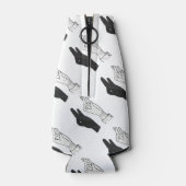 ハンドシルエットアヒル ボトルクーラー (裏面)