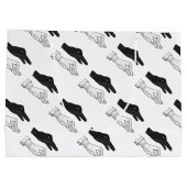 ハンドシルエットアヒル ラージペーパーバッグ (裏面)