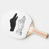 ハンドシルエットアヒル 卓球ラケット (横)