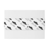 ハンドシルエットアヒル 招待状ベリーバンド (裏面例)