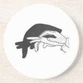 ハンドシルエットアンテーター コースター (正面)