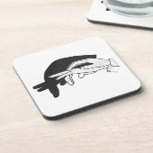 ハンドシルエットアンテーター コースター (左側)