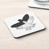 ハンドシルエットイーグル コースター (左側)