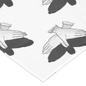 ハンドシルエットイーグル ショートテーブルランナー (コーナー)