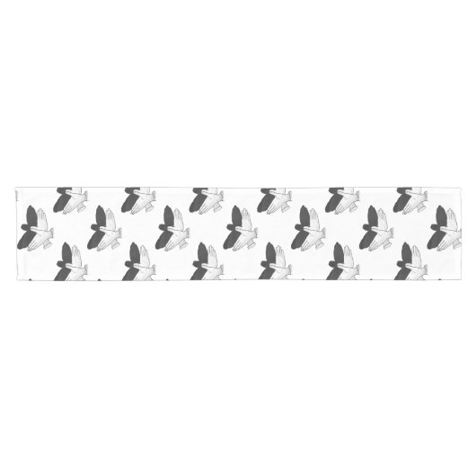 ハンドシルエットイーグル ショートテーブルランナー (横)