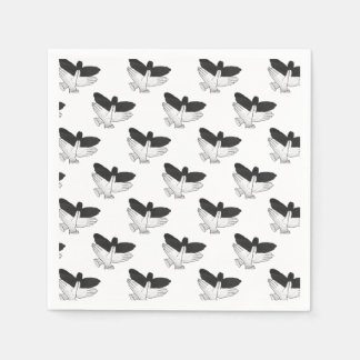 ハンドシルエットイーグル スタンダードカクテルナプキン