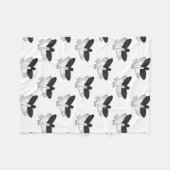 ハンドシルエットイーグル フリースブランケット (正面(横))