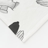 ハンドシルエットイーグル フリースブランケット (角)