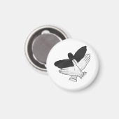 ハンドシルエットイーグル マグネット (正面/裏面)