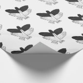 ハンドシルエットイーグル ラッピングペーパー (角)