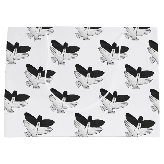 ハンドシルエットイーグル ラージペーパーバッグ (正面)