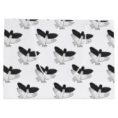 ハンドシルエットイーグル ラージペーパーバッグ (裏面)