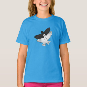 ハンドシルエットイーグル Tシャツ