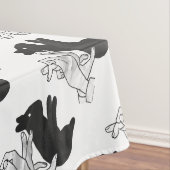 ハンドシルエットウサギ テーブルクロス (インサイチュ)