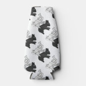 ハンドシルエットウサギ ボトルクーラー (正面)