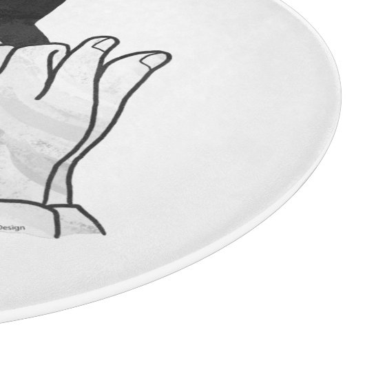 ハンドシルエットウルフ カッティングボード (角)