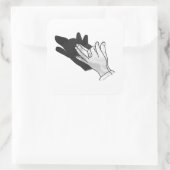 ハンドシルエットウルフ スクエアシール (バッグ)