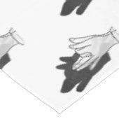 ハンドシルエットウルフ テーブルクロス (アングル)