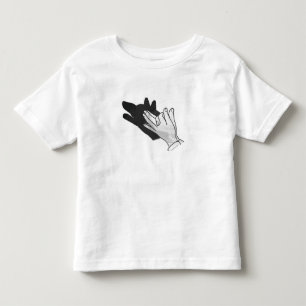 ハンドシルエットウルフ トドラーTシャツ