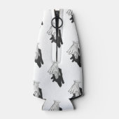 ハンドシルエットウルフ ボトルクーラー (裏面)