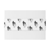 ハンドシルエットウルフ 招待状ベリーバンド (裏面例)