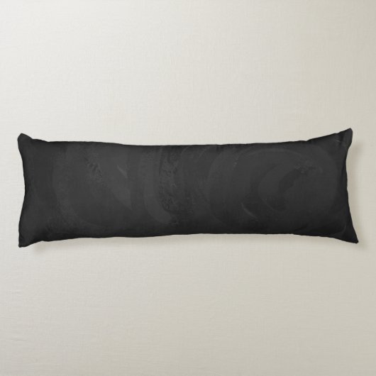 ハンドシルエットビリーヤギ灰色 ボディピロー (裏面)