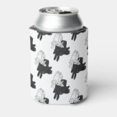 ハンドシルエットビリーヤギ灰色 缶クーラー (缶裏面)