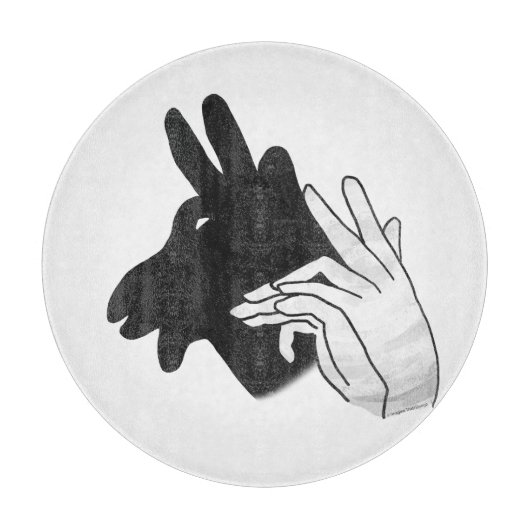 ハンドシルエットビリーヤギ カッティングボード (正面)