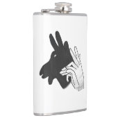 ハンドシルエットビリーヤギ フラスク (右)